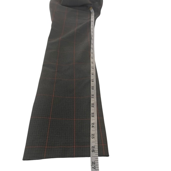 Rag & Bone Gray Plaid Cropped Pants Career Casual Ankle Length Trousers - Picture 2 of 5